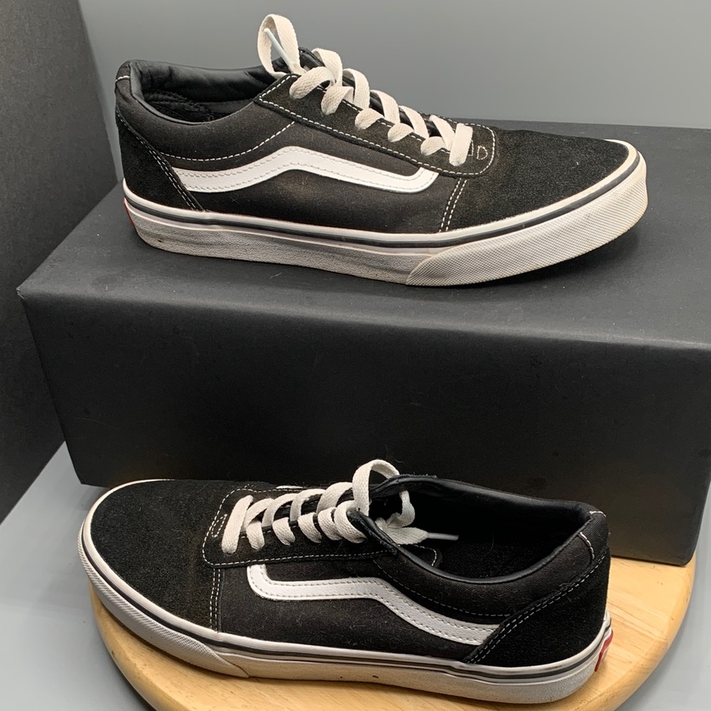 VANS | 7 YOUTH LACE UP CAUSAL CLASSIC SNEAKERS | TAN BROWN BACK TO SCHOOL